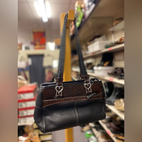 Brighton Black Leather Bag - Picture 2 of 5